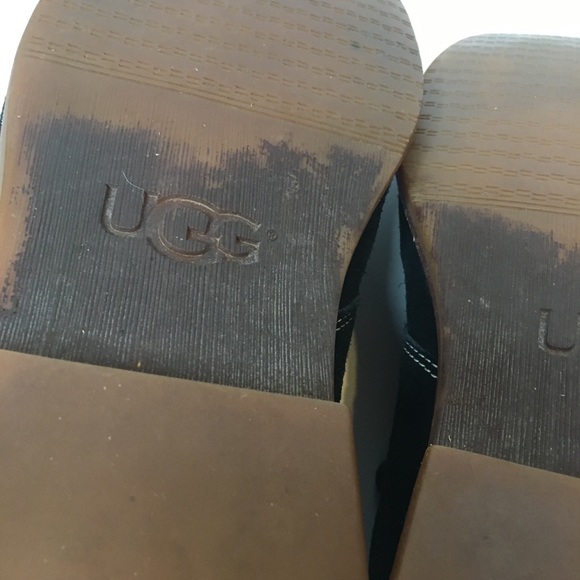 UGG 'Via Lungarno' Black Suede Chukka Boot 12 EUC - Picture 11 of 11